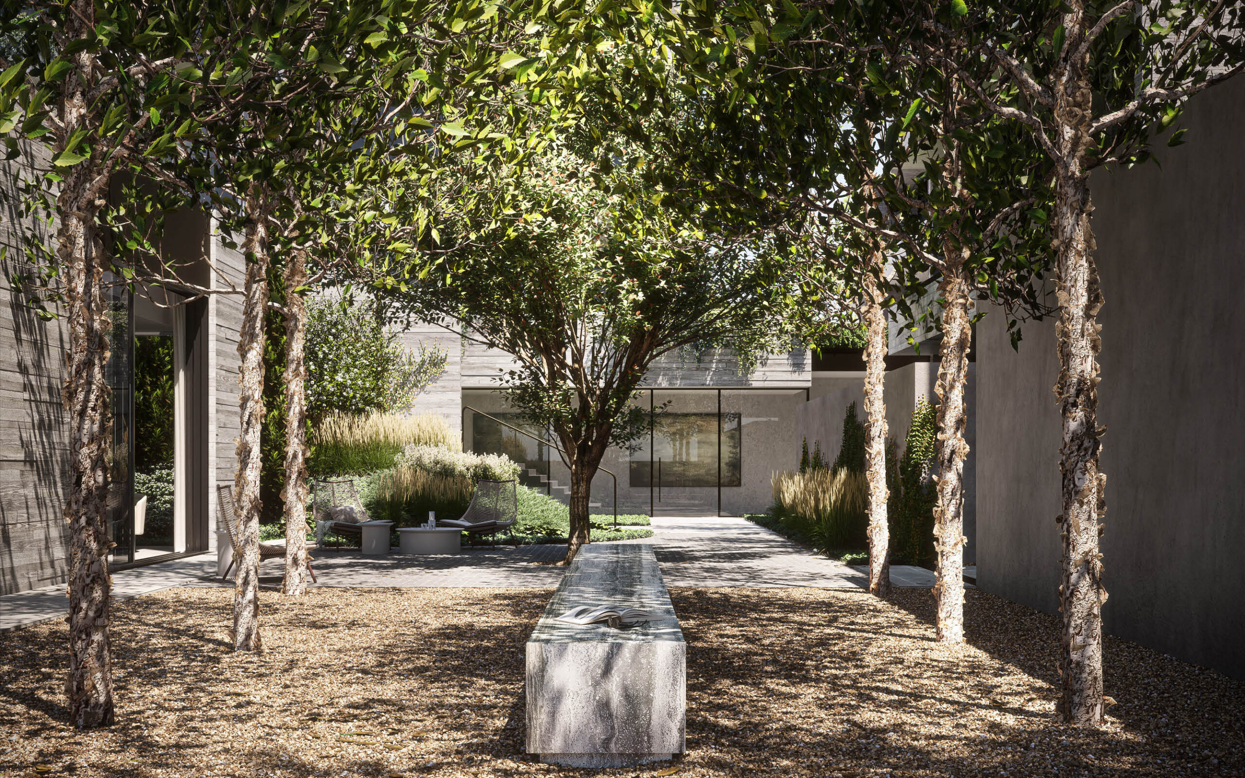 Piccolo House barry street landscape_