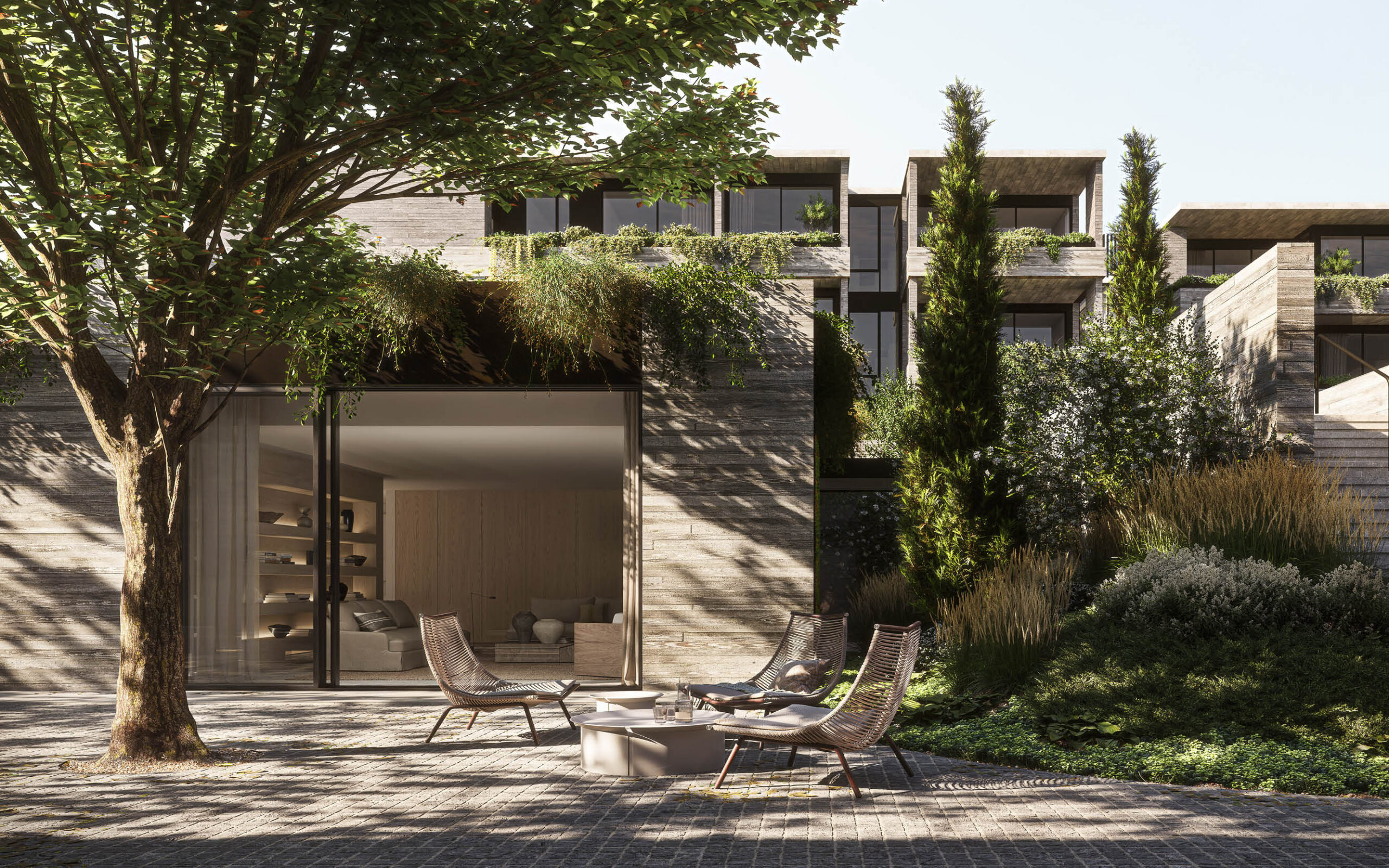 Piccolo House barry street landscape_2