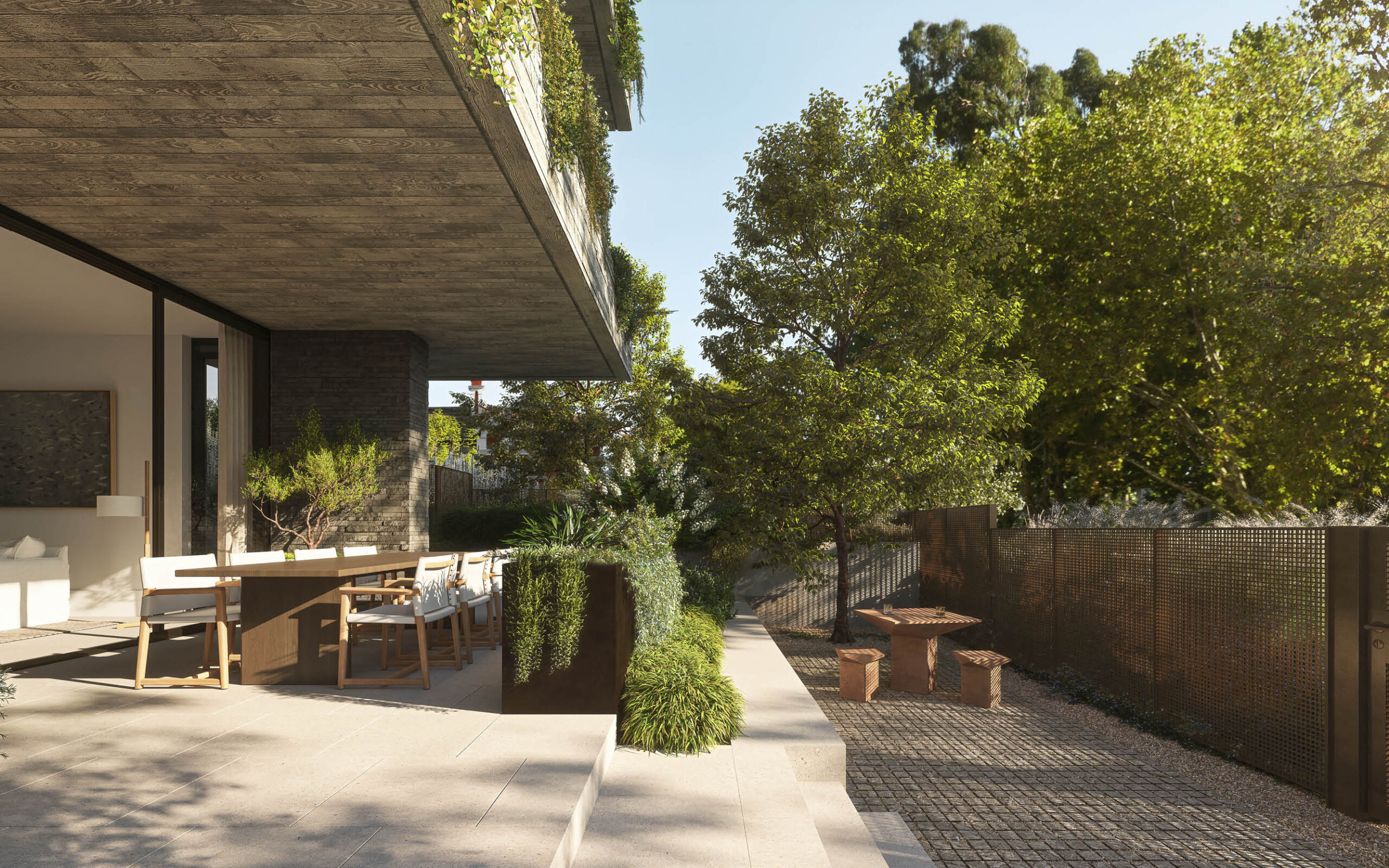 Piccolo House barry street landscape_5